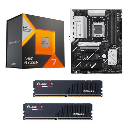 AMD Ryzen 7 7800X3D, ASUS B650E Max Gaming WiFi AM5, G.Skill Flare X5 Series 32GB DDR5-600 — vista 1