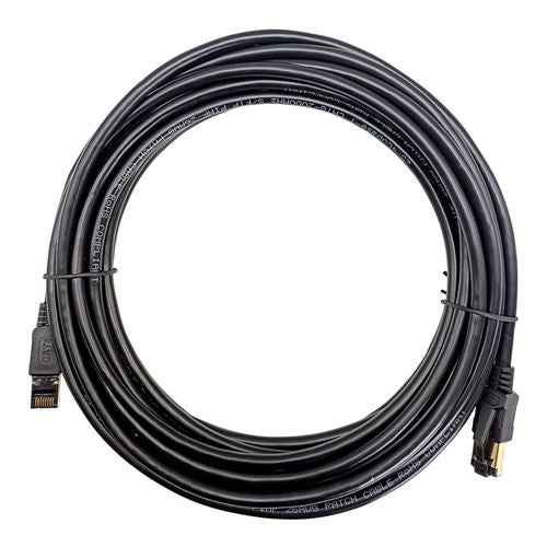 PPA 25 Ft. CAT 8 Gold-Plated Ethernet Cable - Black — vista 1