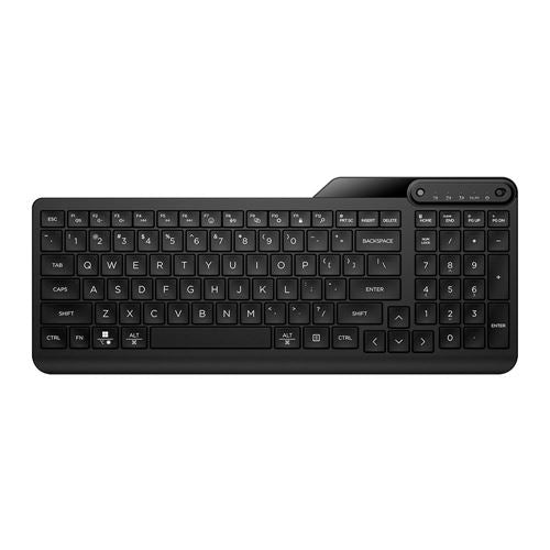 HP 460 Multi-Device Full-sized Bluetooth Keyboard - Black
 12 Programmable Buttons, Quick  — vista 1