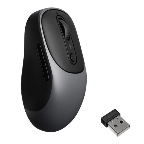 Keychron BM24 Wireless Mouse All Silent Micro Switch - Metal Gray — vista 1