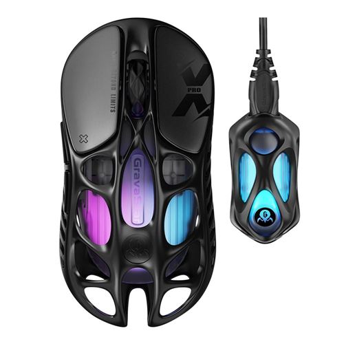 Mercury X Pro 8KHz Wireless Gaming Mouse - Black — vista 1