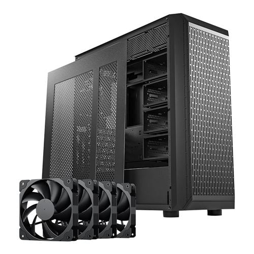 DARKROCK Classico Storage Master ATX Mid-Tower Computer Case - Black — vista 1
