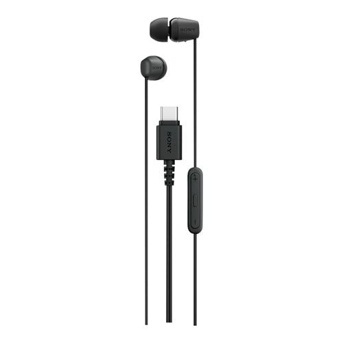 Sony IER-EX15C USB Type-C Wired Earbuds - Black — vista 1