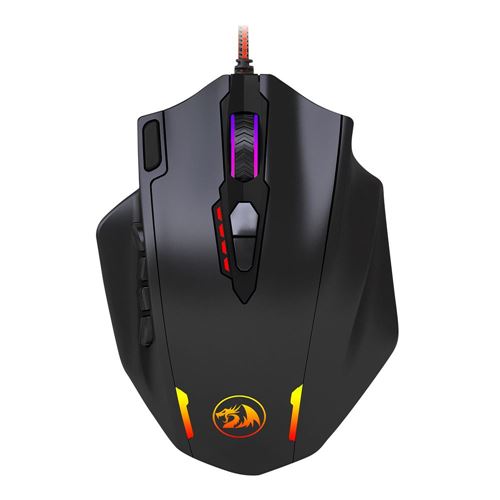 Redragon Impact MCM908 Wired Gaming Mouse - Black — vista 1