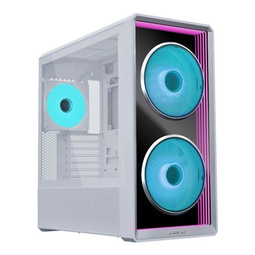 Lian Li Lancool 217 INF Tempered Glass ATX Mid-Tower Computer Case - White — vista 1