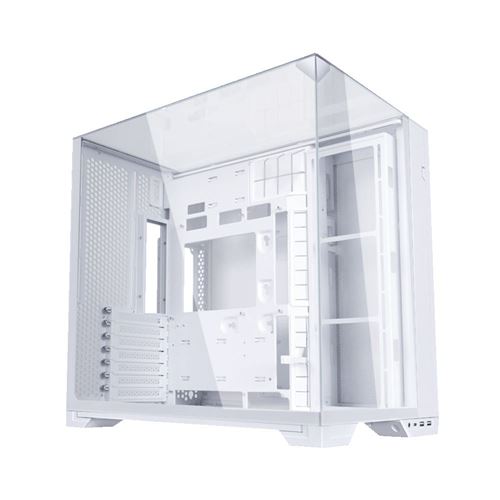 Lian Li O11 Vision Compact Tempered Glass ATX Mid-Tower Computer Case - White — vista 1