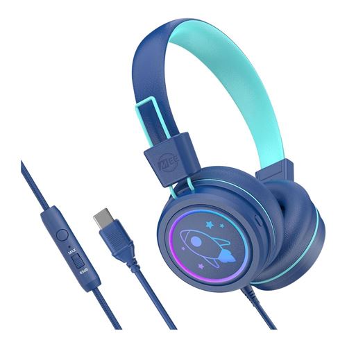MEE Audio KidJamz Safe Listening Headphones - Blue/Teal — vista 1