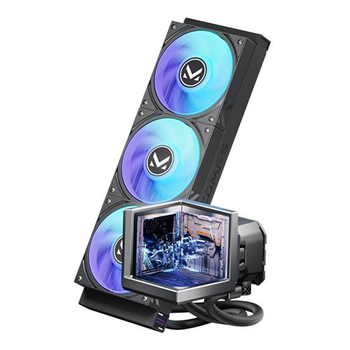 TCOMAS EXITD 360mm All in One Liquid CPU Cooling Kit - Black — vista 1