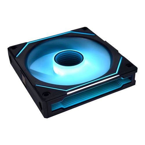 Lian Li UNI FAN SL-INF LCD FLEX 120mm Fluid Dynamic Case Fan - Black — vista 1