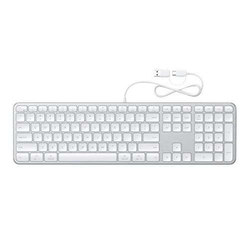 Satechi Slim LX3 Wired Keyboard - Silver — vista 1