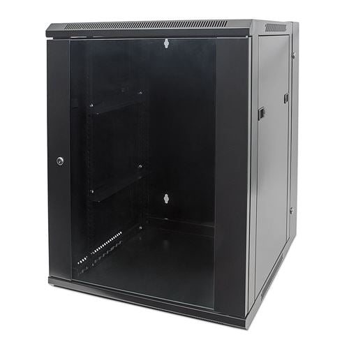 Intellinet 19 inch 9U Double Section Wallmount Cabinet — vista 1