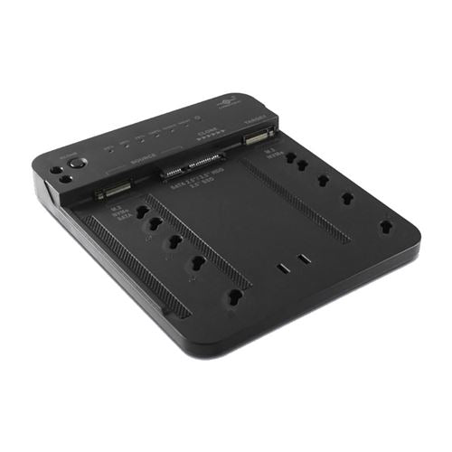 Vantec Multi-Function M.2 NVMe/SATA Storage Adapter with Clone — vista 1