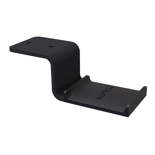 Kanto HH Universal Under Desk Headphone Hook with Curved Padding - Black — vista 1