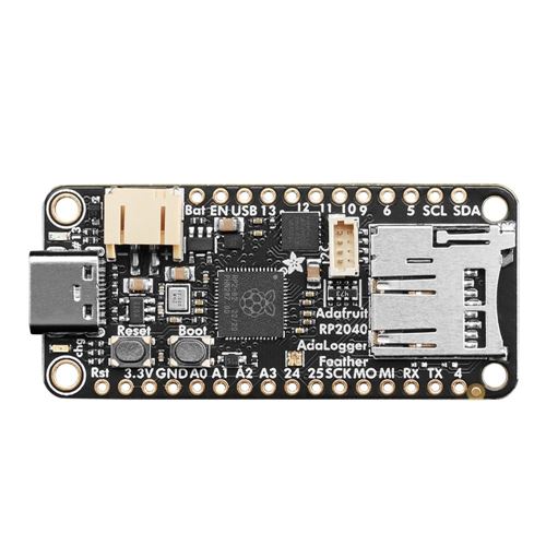 Adafruit Industries Feather RP2040 Adalogger - 8MB Flash with microSD Card - STEMMA QT / Q — vista 1