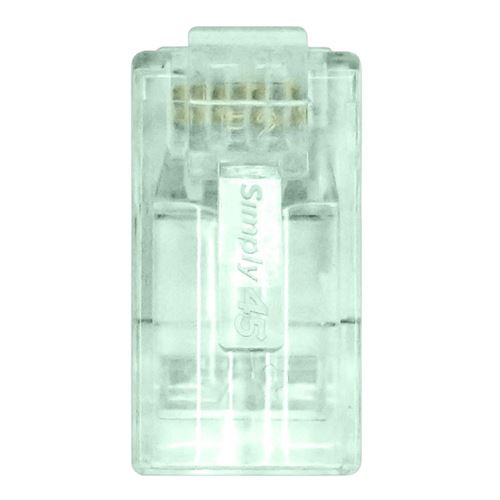 PROSeries Pass Through - Green Tint (50 Piece Clamshell)
 Cat5e UTP with Cap45 — vista 1