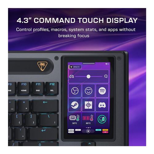 Turtle Beach Command Series KB7 TKL Wired Hall-Effect Keyboard - Black — vista 2