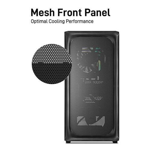 DARKROCK EC2 Tempered Glass ATX Mid-Tower Computer Case - Black — vista 2