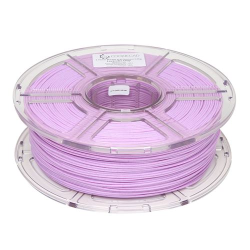 Cookiecad 1.75mm Lavander Chip (Lavander Marble) PLA 3D Printer Filament - 1kg Spool (2.2  — vista 2