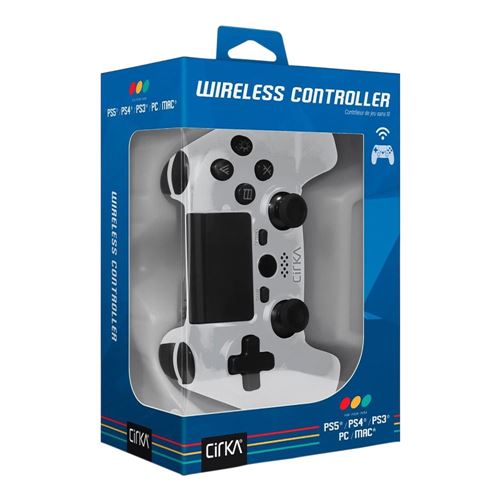 Hyperkin Cirka NuForce Wireless Game Controller for PS4 (White) — vista 2