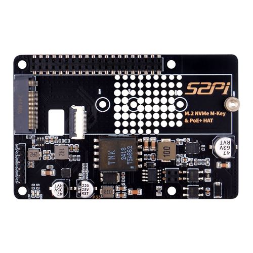 52Pi P33 M.2 NVME M-KEY PoE Hat w/ Official Pi 5 Active Cooler for RPi 5 — vista 2