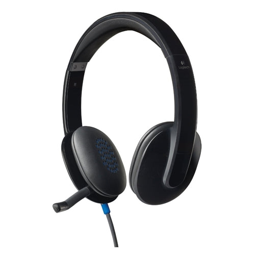 Logitech USB H540 Wired Headset - Black
 Adjustable Padded Headband;  Easy On-ear Sound Co — vista 2