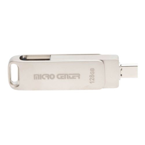 Micro Center 128GB Dual Type-A Type-C 2-in-1 Rotate SuperSpeed USB 3.2 (Gen 1) Flash Drive — vista 2