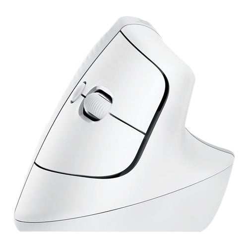 Logitech Lift Vertical Ergonomic Wireless Mouse - Off White — vista 2
