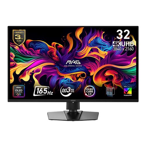 MSI MAG 322UP QD-OLED E16 31.5" 4K UHD (3840 x 2160) 165Hz Gaming Monitor
 NVIDIA G-Sync / — vista 2