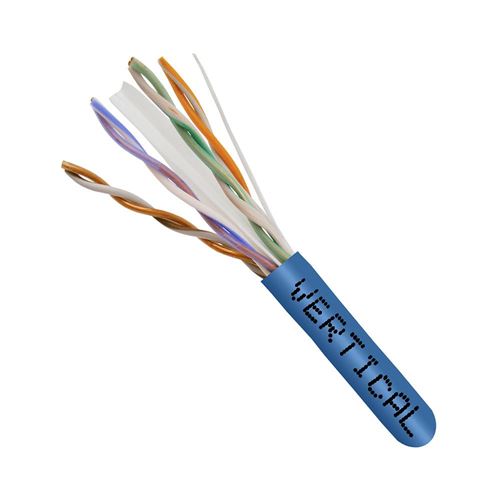 Vertical Cable 060 Series Cat6 550 MHz UTP 23AWG Solid Bare Copper 1000ft Bulk Ethernet Ca — vista 2