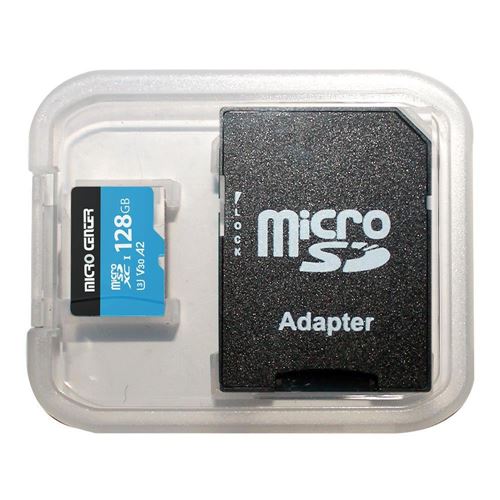 Micro Center 128GB Performance microSDXC Class 10 / UHS-3 Flash Memory Card with Adapter — vista 2
