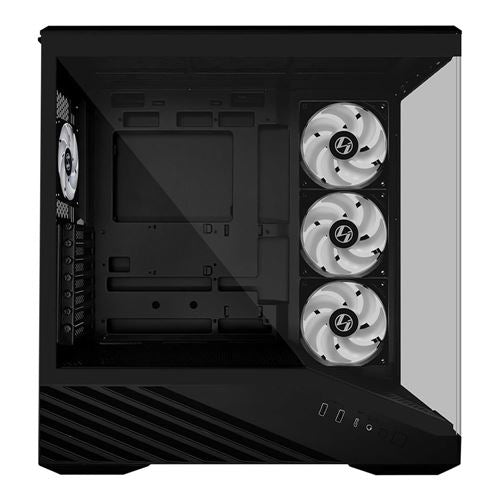 Lian Li Vector V100 RGB Tempered Glass ATX Mid-Tower Computer Case - Black — vista 2