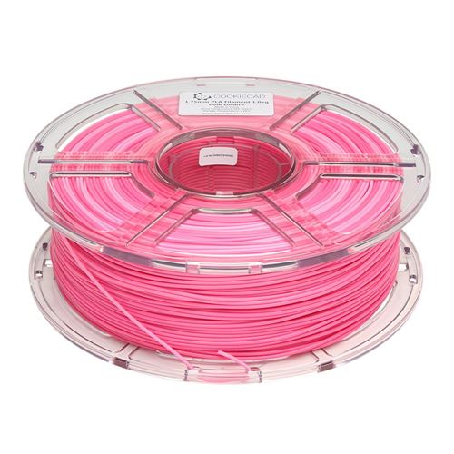 Cookiecad Cookiecad 1.75mm Pink Ombre PLA 3D Printer Filament - 1kg Spool (2.2 lbs) — vista 2