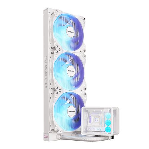 TCOMAS WA300 360mm All in One Liquid CPU Cooling Kit - White — vista 2