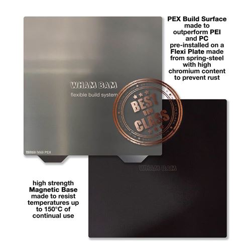 Wham Bam 310 x 310 Flexible Build System for FDM Printers — vista 2