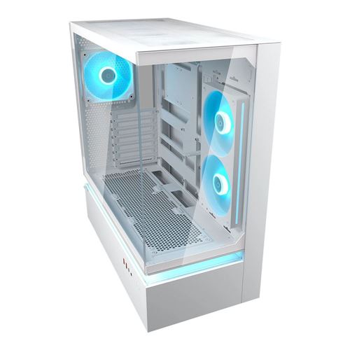 Cougar CFV235 Tempered Glass ATX Mid-Tower Computer Case - White — vista 2