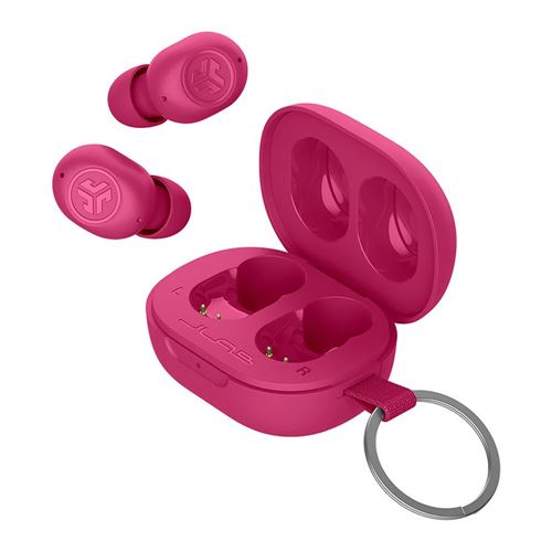 JLab JBuds Mini True Wireless Earbuds - Pink — vista 2
