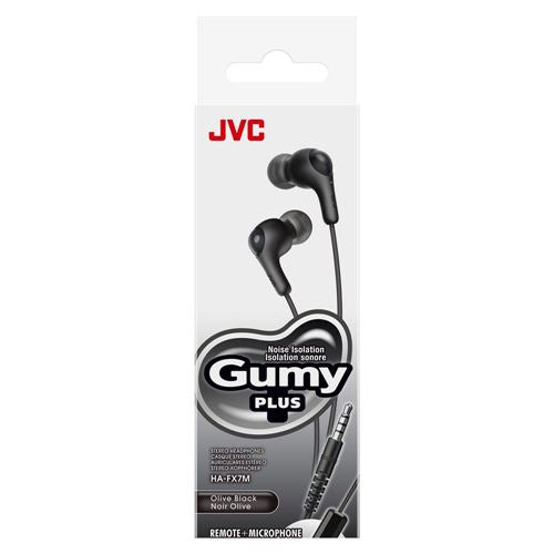 JVC Gummy Plus Wired Earbuds - Black
 Integrated Microphone;  Silicone Earpieces;  In-line — vista 2