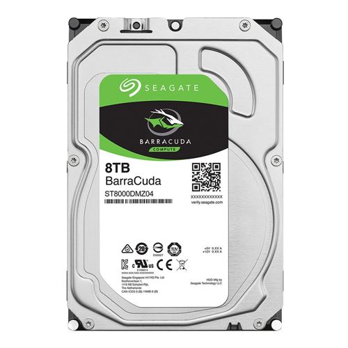 Seagate BarraCuda 8TB 5400 RPM SATA III 6Gb/s 3.5" Internal SMR Hard Drive — vista 2