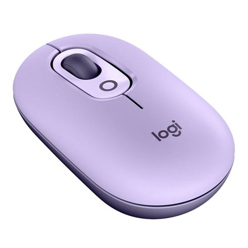 Logitech POP Mouse with emoji- Cosmos — vista 2