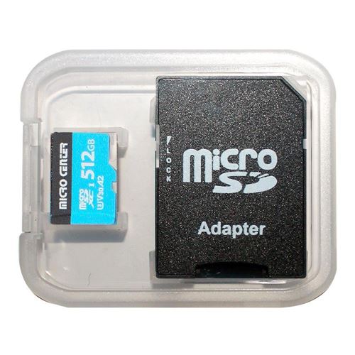 Micro Center 512GB Performance microSDXC Class 10 / UHS-3 Flash Memory Card with Adapter — vista 2