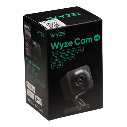Wyze Cam v4 Security Camera - Black
 Indoor/Outdoor;  1440p Resolution;  WiFi Connectivity — vista 2