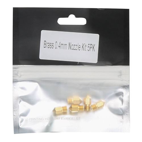 Creality Brass Nozzle Kit - 5 Pieces (MK-ST) — vista 2