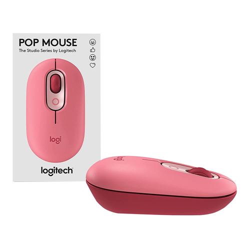 Logitech POP Mouse with emoji - Heartbreak Rose — vista 2
