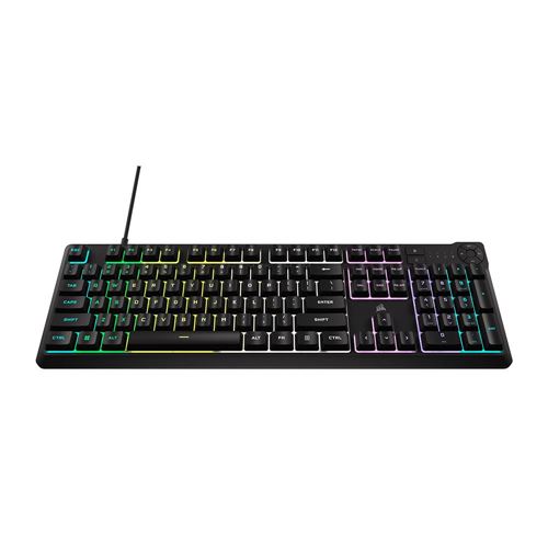 Corsair R K55 CORE Wired RGB Gaming Keyboard - Black
 Quiet, Responsive Switches;  300ml S — vista 2