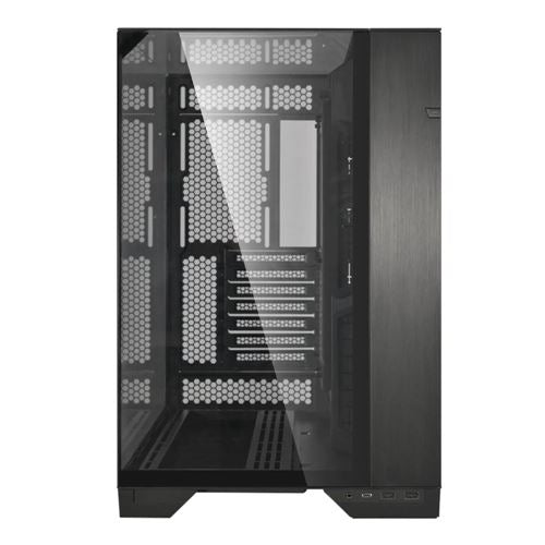 Lian Li O11 Vision-M Tempered Glass microATX Mini Tower Computer Case - Black — vista 2