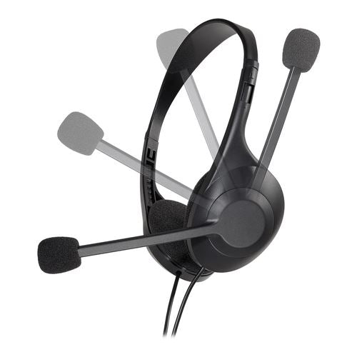 Audio-Technica ATH-101USB Work From Home USB Headset - Black — vista 2