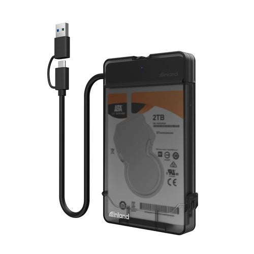 Inland 2-in-1 USB 3.2 Gen 1 Type-A/C to SATA Hard Drive Adapter — vista 2