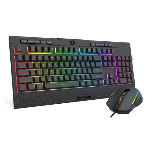 Redragon Wired Keyboard and Mouse Combo - Black — vista 2