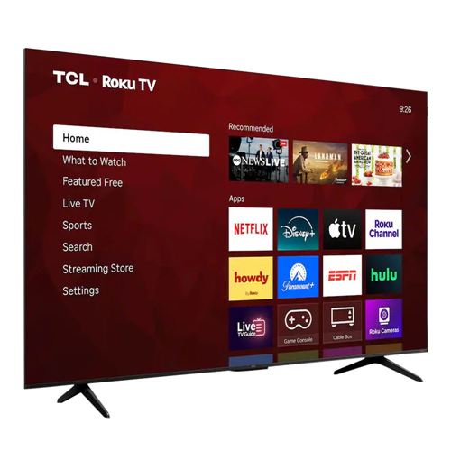 TCL 55Q6LR 55" Class (54.6" Diag.) 4K Ultra HD Smart QLED TV — vista 2