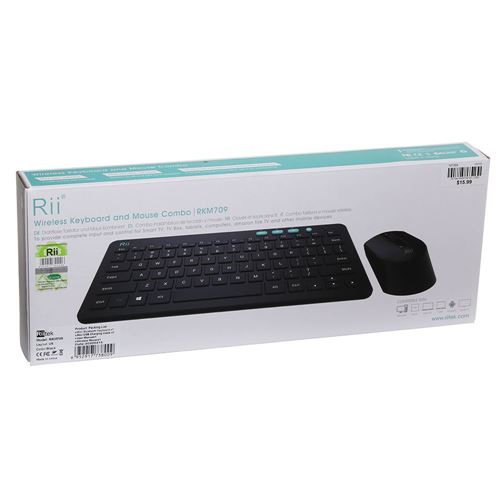 Riitek Wireless Keyboard and Mouse RKM709, 2.4Ghz Ultra-slim Wireless Keyboard and Mouse — vista 2